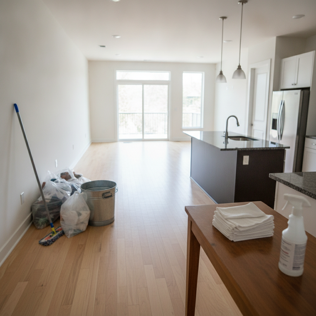 done Post-Construction Cleaning - No Face and No Text